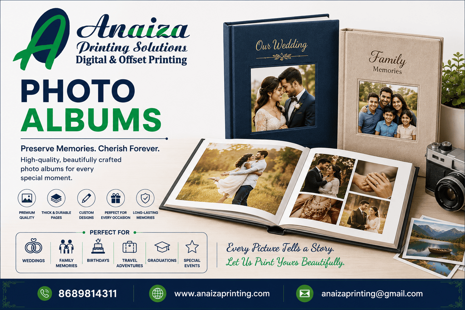 Customized photo albums and personalized photo book printing in Mumbai