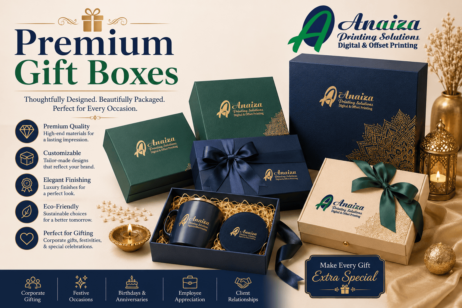Premium gift boxes and customized luxury gift packaging in Mumbai
