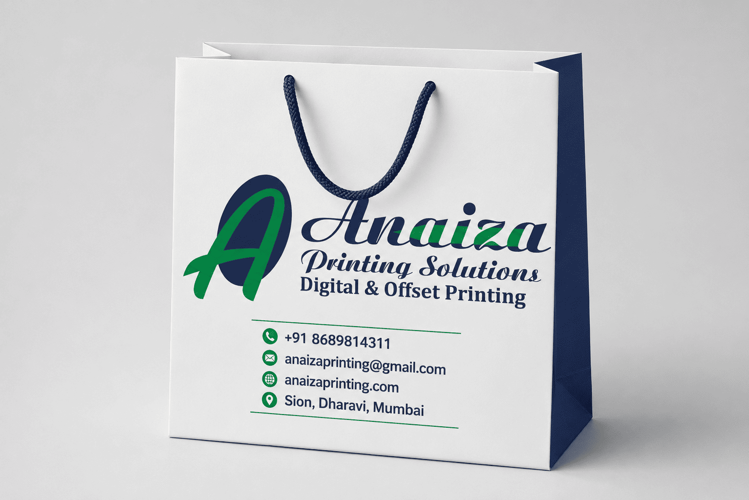 Eco-friendly custom paper shopping bags for Mumbai businesses