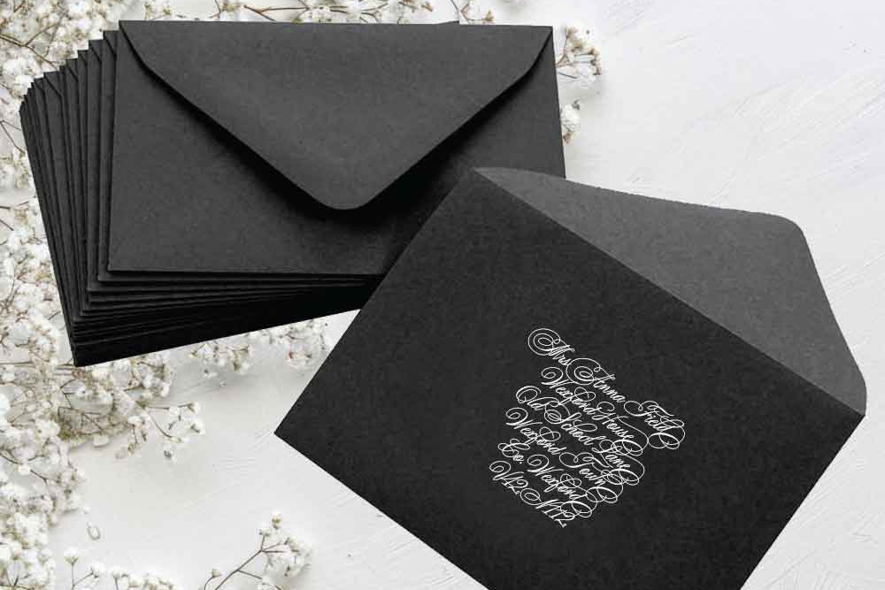 Luxury custom business envelopes for premium brand communication